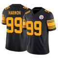 P.Steelers #99 Derrick Harmon Player Black Limited 2nd Alternate Vapor F.U.S.E. Home Game ROCER Stitched Jerseys