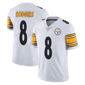 P.Steelers #8 Aaron Rodgers Player White Limited Vapor Untouchable Home Game ROCER Stitched Jerseys