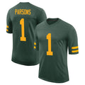 GB.Packers #1 Micah Parsons Player Green Alternate Vapor Home Game ROCER Stitched Jerseys