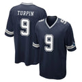 D.Cowboys #9 KaVontae Turpin Player Navy Home Game ROCER Stitched Jerseys