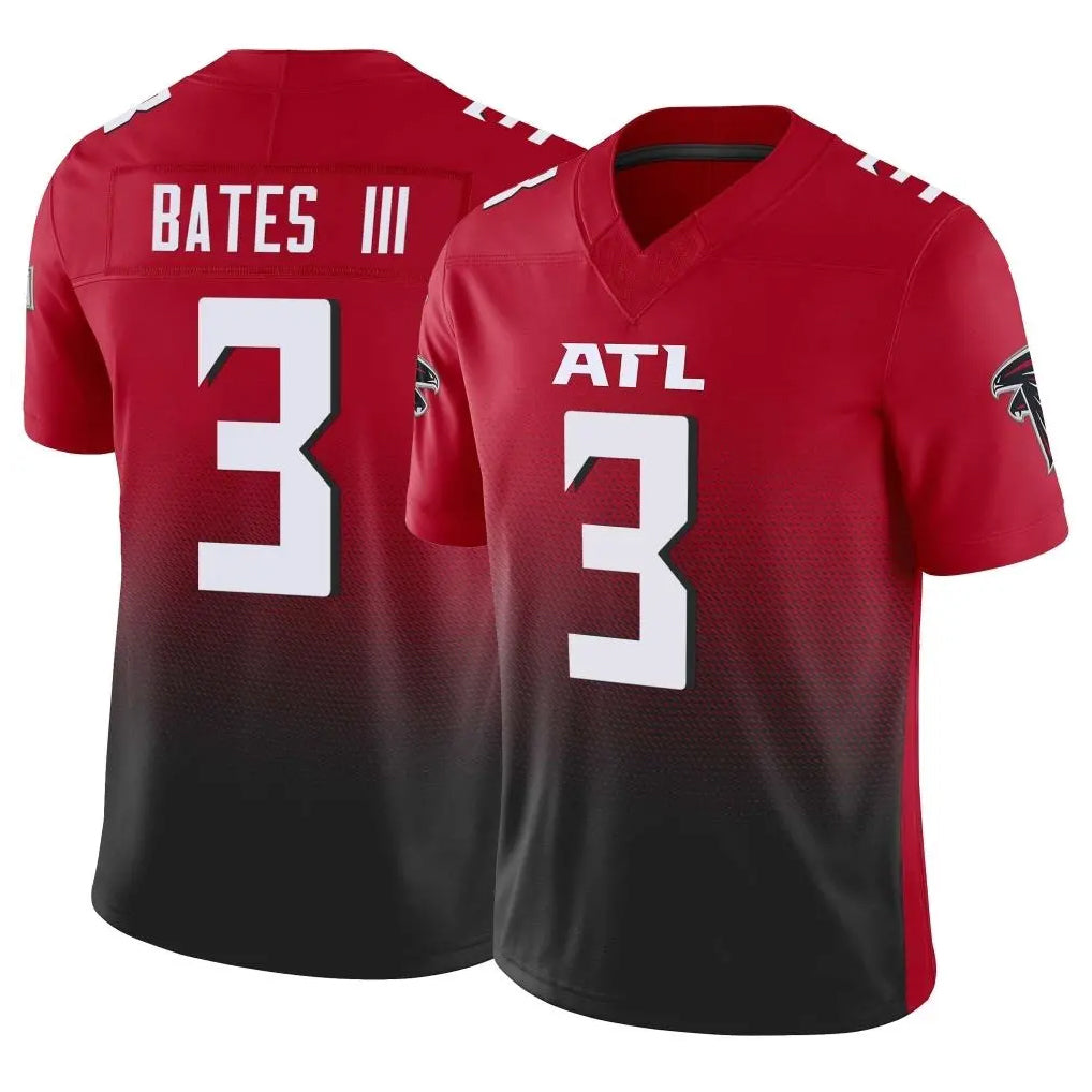 A.Falcons #3 Jessie Bates III Player Red Vapor F.U.S.E. Limited Home Game ROCER Stitched Jerseys