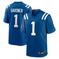 IN.Colts #1 Sauce Gardner Player Royal Home Game ROCER Stitched Jerseys