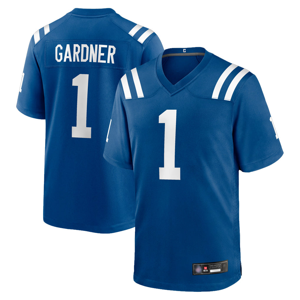 IN.Colts #1 Sauce Gardner Player Royal Home Game ROCER Stitched Jerseys