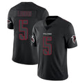 A.Falcons #5 Drake London Player Black Impact Limited ROCER Stitched Jerseys
