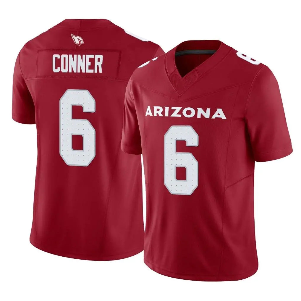 A.Cardinals #6 James Conner Player Cardinal Vapor F.U.S.E. Limited Home Game ROCER Stitched Jerseys