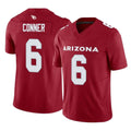 A.Cardinals #6 James Conner Player Cardinal Vapor F.U.S.E. Limited Home Game ROCER Stitched Jerseys