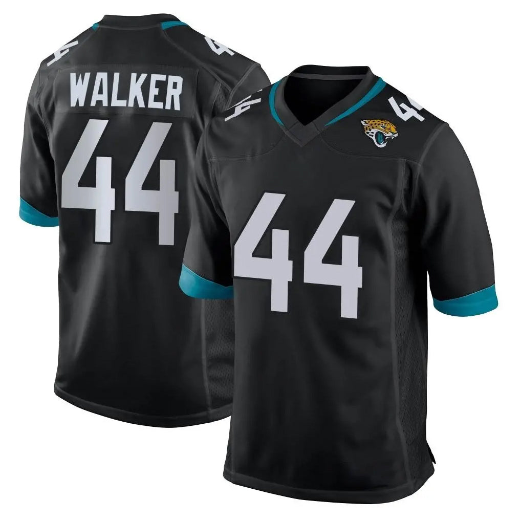 J.Jaguars #44 Travon Walker Player Black Home Game ROCER Stitched Jerseys