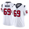 H.Texans #69 Ed Ingram Player White Limited Vapor F.U.S.E. Home Game ROCER Stitched Jerseys