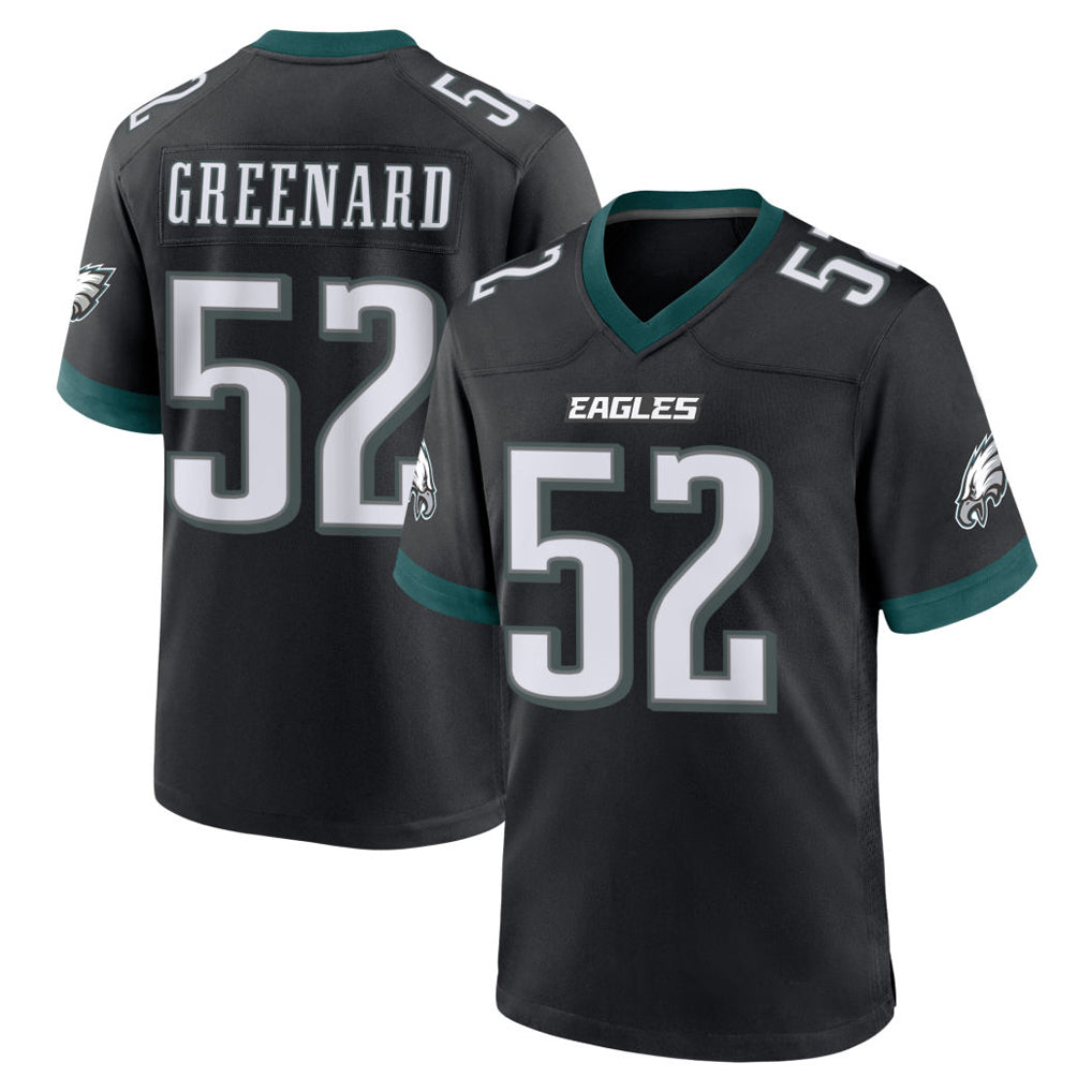 P.Eagles #52 Jonathan Greenard Player Black Game Home ROCER Stitched Jerseys