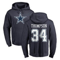 D.Cowboys #34 Jalen Thompson Player Navy Pullover Hoodies Limited ROCER Stitched Jerseys