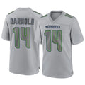 S.Seahawks #14 Sam Darnold Player Gray Atmosphere Fashion Home Game ROCER Stitched Jerseys