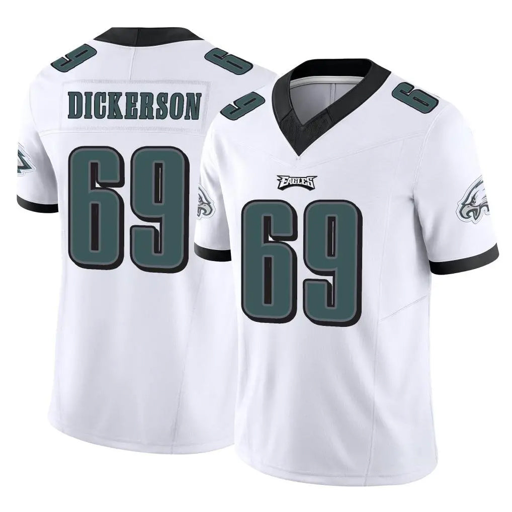 P.Eagles #69 Landon Dickerson Player White Limited Vapor F.U.S.E. Home Game ROCER Stitched Jerseys