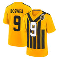 P.Steelers #9 Chris Boswell Player Gold Limited 1933 Throwback Home Game ROCER Stitched Jerseys