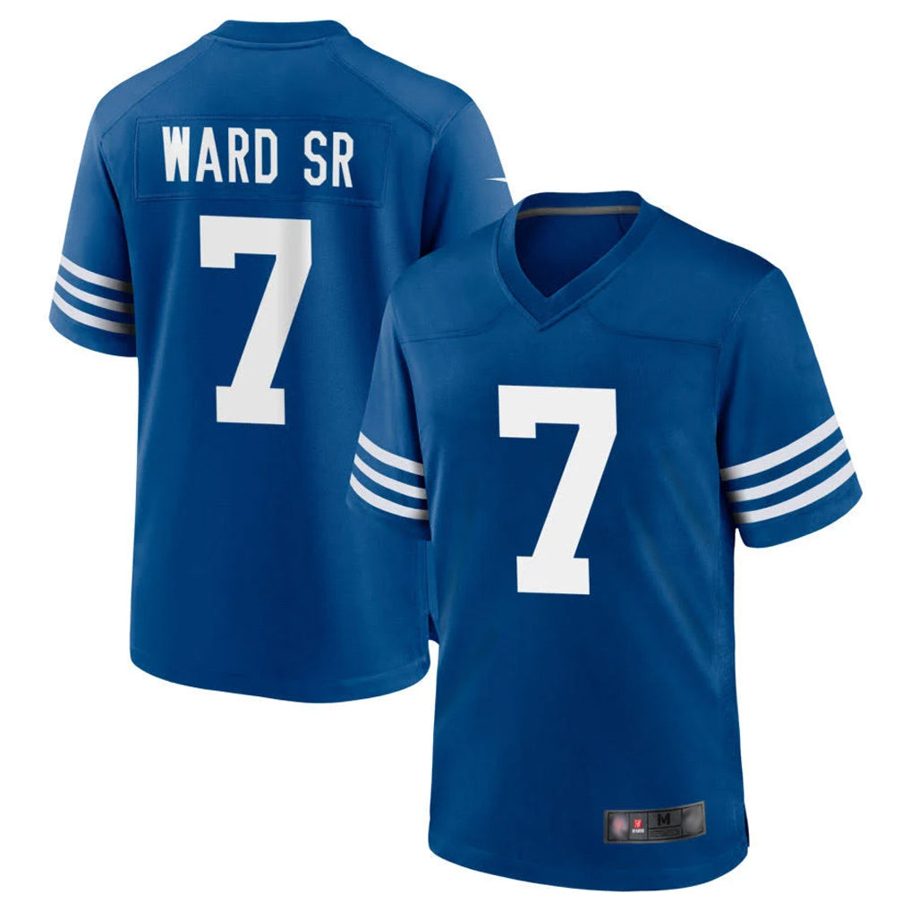 IN.Colts #7 Charvarius Ward Sr. Player Royal Limited Home Game ROCER Stitched Jerseys