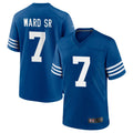 IN.Colts #7 Charvarius Ward Sr. Player Royal Limited Home Game ROCER Stitched Jerseys