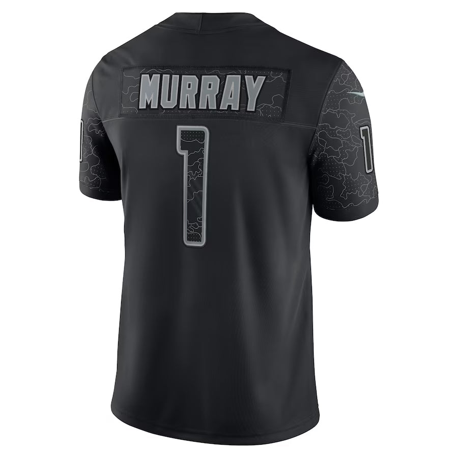 A.Cardinals #1 Kyler Murray Player Black RFLCTV Limited Home Game ROCER Stitched Jerseys