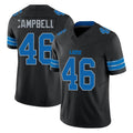 D.Lions #46 Jack Campbell Player Black Alternate Vapor F.U.S.E. Limited Home Game ROCER Stitched Jerseys