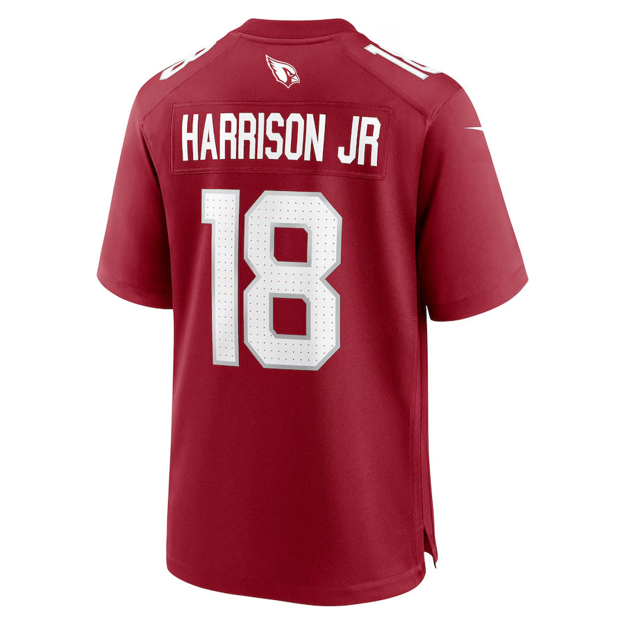 A.Cardinals #18 Marvin Harrison Jr. Player Cardinal Game ROCER Stitched Jerseys