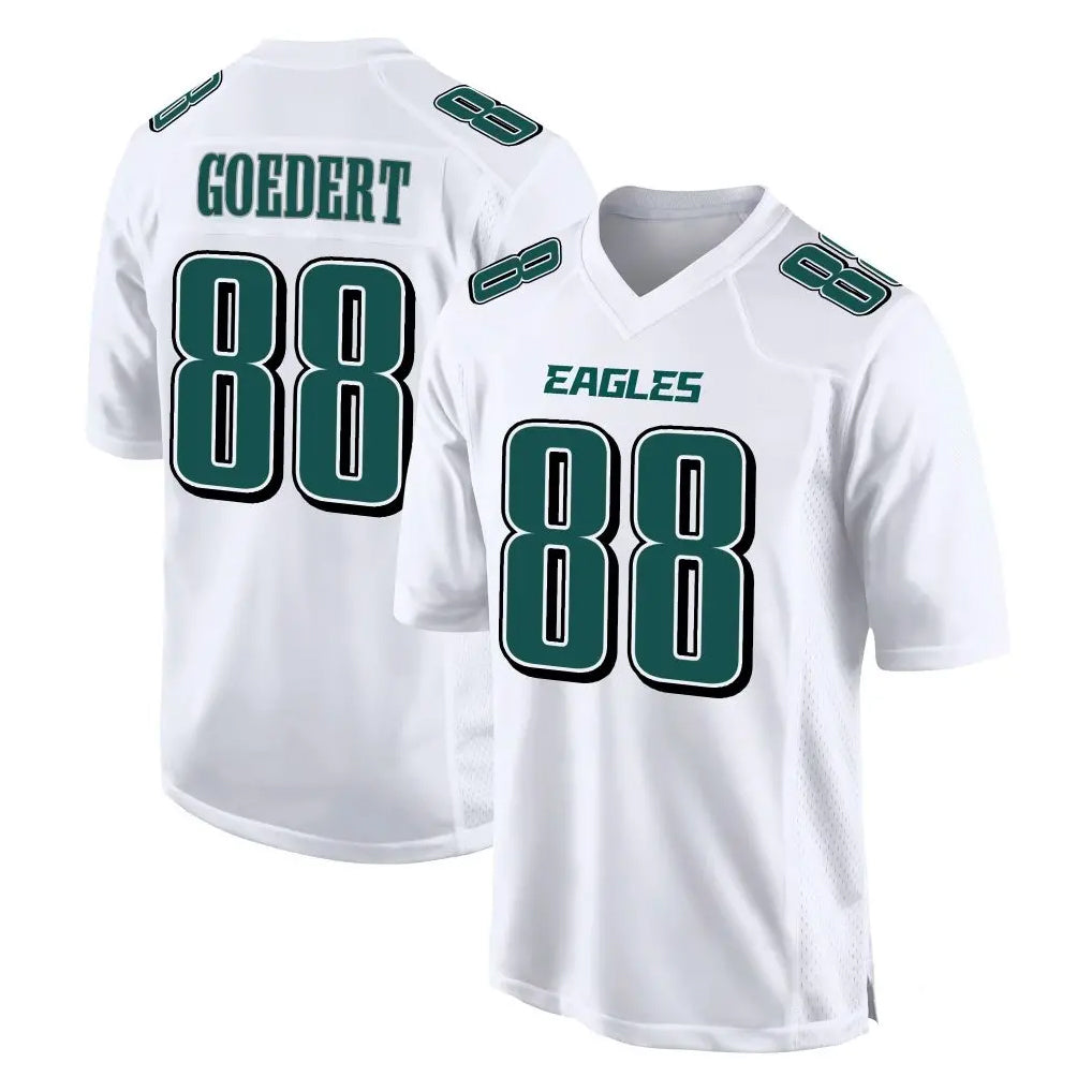 P.Eagles #88 Dallas Goedert Player White Tundra Fashion Home Game ROCER Stitched Jerseys