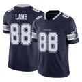 D.Cowboys #88 CeeDee Lamb Player Navy Limited Vapor F.U.S.E. Home Game ROCER Stitched Jerseys