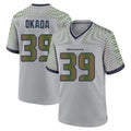 S.Seahawks #39 Ty Okada Player Grey 2025 Rivalries Collection Home Game ROCER Stitched Jerseys