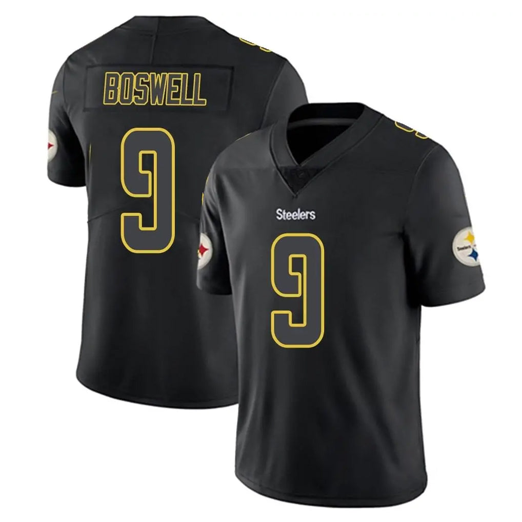 P.Steelers #9 Chris Boswell Player Black Impact Limited Home Game ROCER Stitched Jerseys