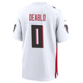 A.Falcons #0 Divine Deablo Player White Home Game ROCER Stitched Jerseys