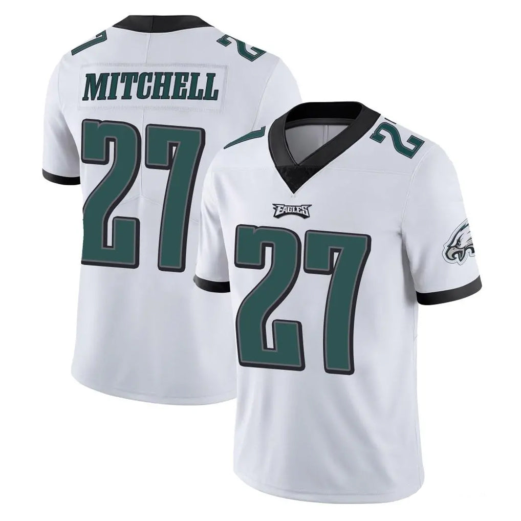 P.Eagles #27 Quinyon Mitchell Player White Limited Vapor Untouchable Home Game ROCER Stitched Jerseys