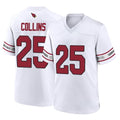 A.Cardinals #25 Zaven Collins Player White Home Game ROCER Stitched Jerseys