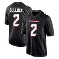 H.Texans #2 Calen Bullock Player Carbon Black Fashion Home Game ROCER Stitched Jerseys