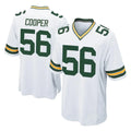 GB.Packers #56 Edgerrin Cooper Player White Home Game ROCER Stitched Jerseys