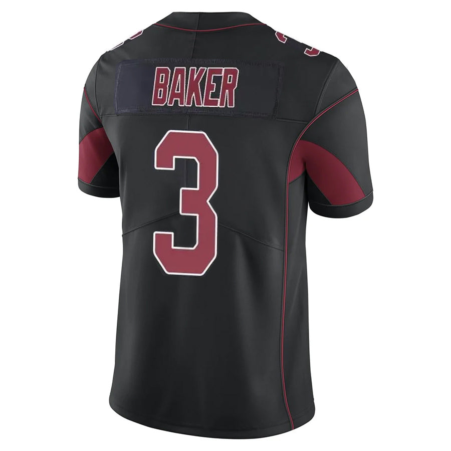 A.Cardinals #3 Budda Baker Player Black Limited Elite Home Game ROCER Stitched Jerseys