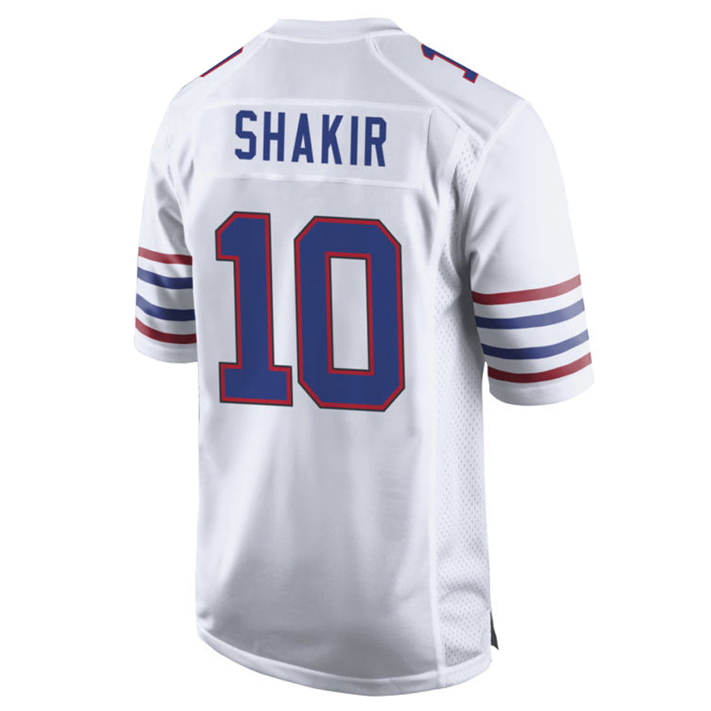 B.Bills #10 Khalil Shakir Player White Alternate Home Game ROCER Stitched Jerseys