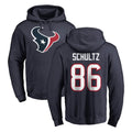 H.Texans #86 Dalton Schultz Player Navy Pro Line Pullover Hoodie Limited Game ROCER Stitched Jerseys