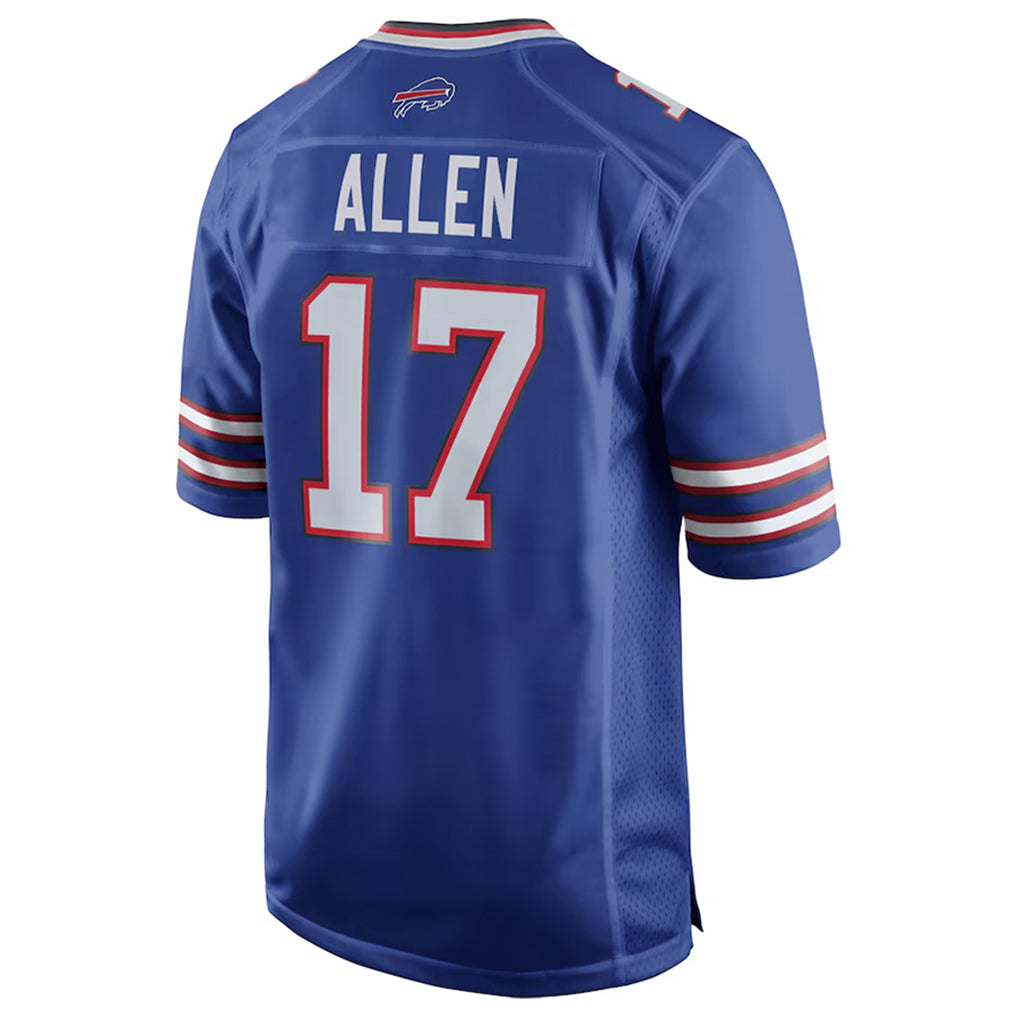 B.Bills #17 Josh Allen Player Royal Home Game ROCER Stitched Jerseys