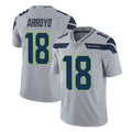 S.Seahawks #18 Elijah Arroyo Player Gray Limited Vapor Untouchable Home Game ROCER Stitched Jerseys
