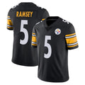 P.Steelers #5 Jalen Ramsey Player Black Limited Vapor Untouchable Home Game ROCER Stitched Jerseys
