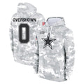 D.Cowboys #0 DeMarvion Overshown Player Arctic Camo Salute to Service Hoodies Limited Game ROCER Stitched Jerseys