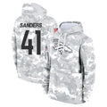 D.Broncos #41 Drew Sanders Player Arctic Camo Salute to Service Hoodies Limited Game Ddoa Stitched Jerseys