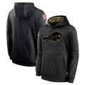 B.Bills ## Bills Blank Player Black Salute to Service Hoodies Hame ROCER Stitched Jerseys