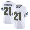 S.Seahawks #21 Devon Witherspoon Whitel Rivalries Vapor Limited Home Game ROCER Stitched Jerseys