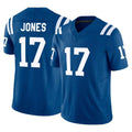 IN.Colts #17 Daniel Jones Player Royal Limited Vapor F.U.S.E. Home Game ROCER Stitched Jerseys
