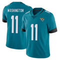 J.Jaguars #11 Parker Washington Player Teal Vapor Untouchable Limited Home Game ROCER Stitched Jerseys
