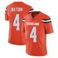 C.Browns #4 Deshaun Watson Player Orange Alternate Vapor Untouchable Limited Home Game ROCER Stitched Jerseys