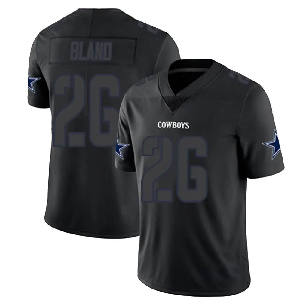 D.Cowboys #26 DaRon Bland Player Black Impact Limited Home Game ROCER Stitched Jerseys