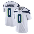S.Seahawks #0 DeMarcus Lawrence Player White Limited Vapor Untouchable Home Game ROCER Stitched Jerseys