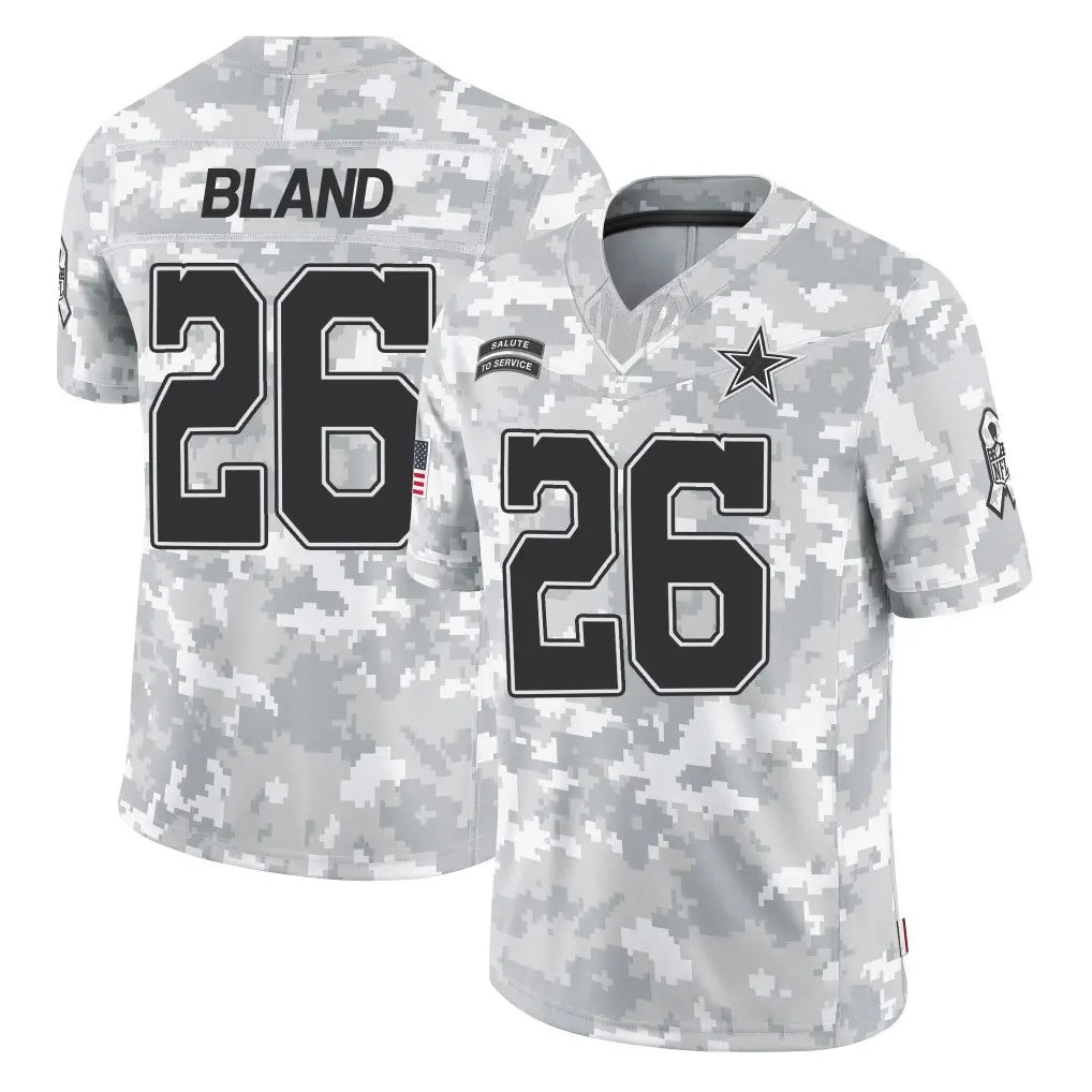 D.Cowboys #26 DaRon Bland Player Arctic Camo Salute to Service Limited Home Game ROCER Stitched Jerseys