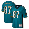 J.Jaguars #87 Keenan McCardell?Player Teal Mitchell & Ness Legacy Home Game ROCER Stitched Jerseys