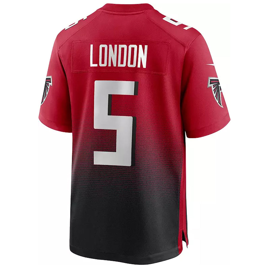 A.Falcons #5 Drake London Player Red Home Game ROCER Stitched Jerseys