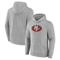 SF.49ers ## 49ers Blank Player Gray LOGO Pullover Hoodies Home Game ROCER Stitched Jerseys